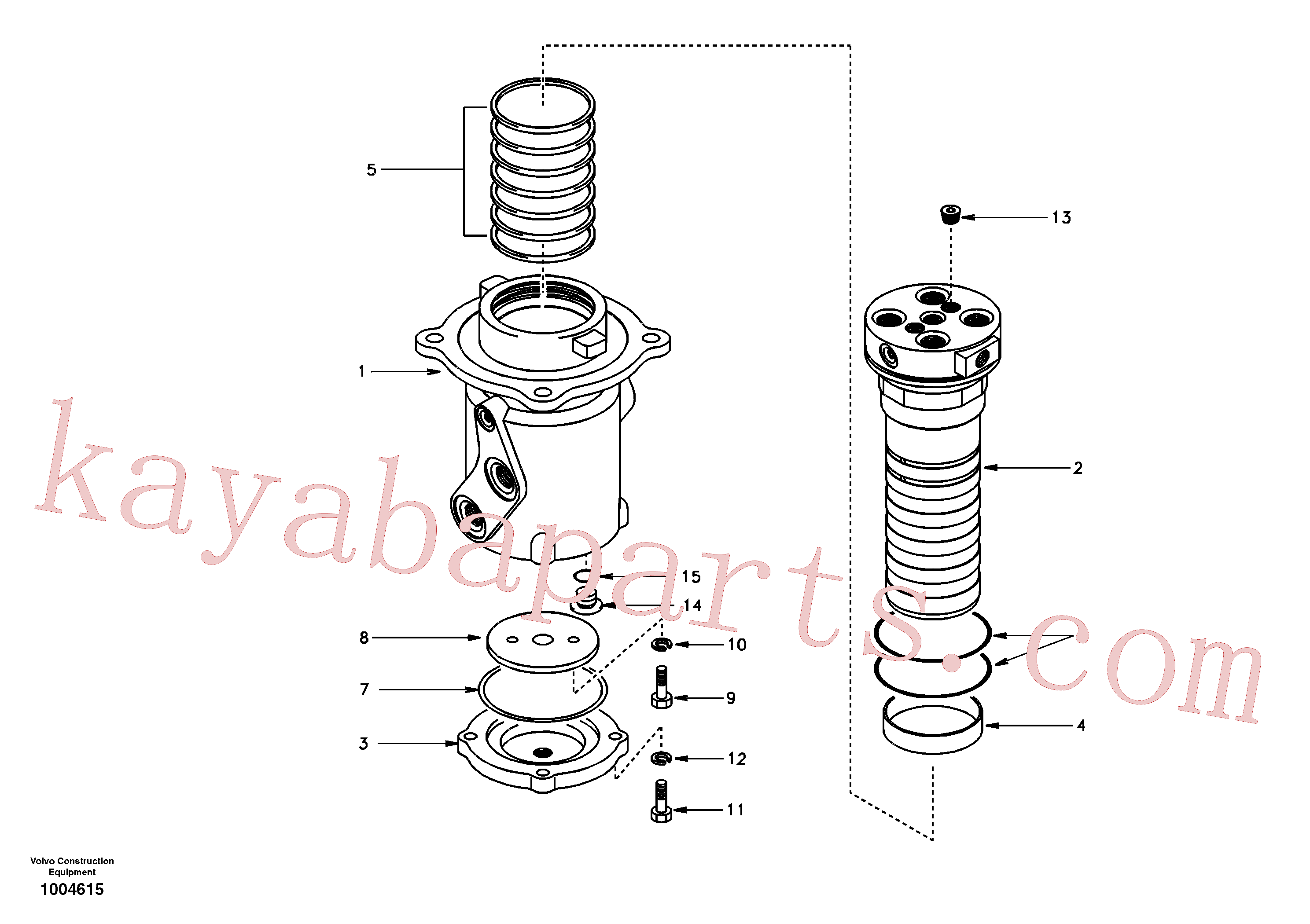 SA1146-04200 for Volvo Turning joint(1004615 assembly)