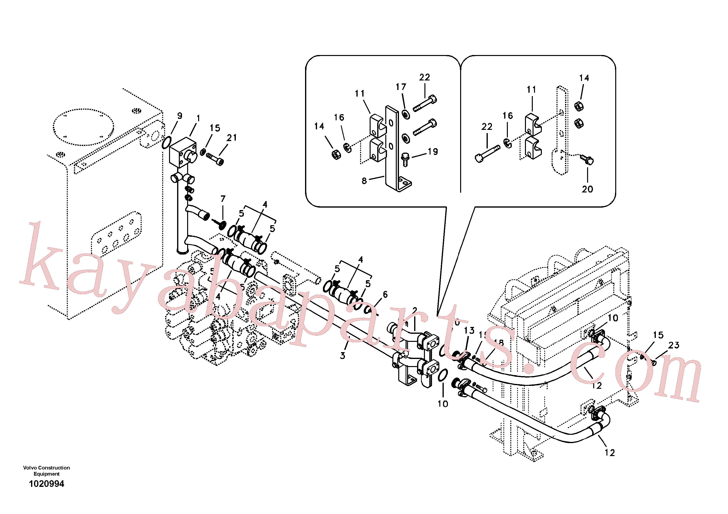 Volvo Assembly VOE14532959 Tube for sale