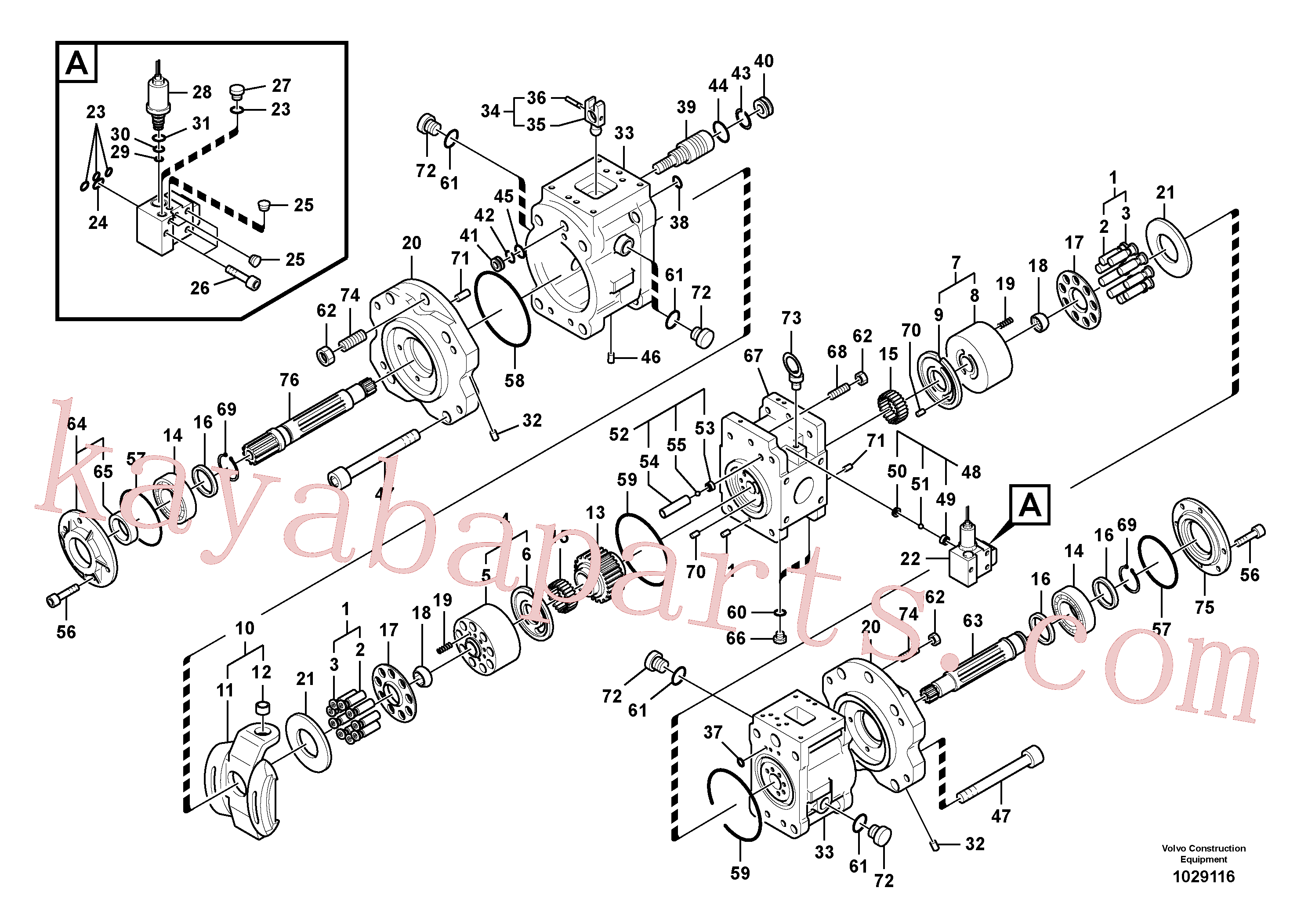 Volvo Assembly VOE14563796 Cylinder for sale