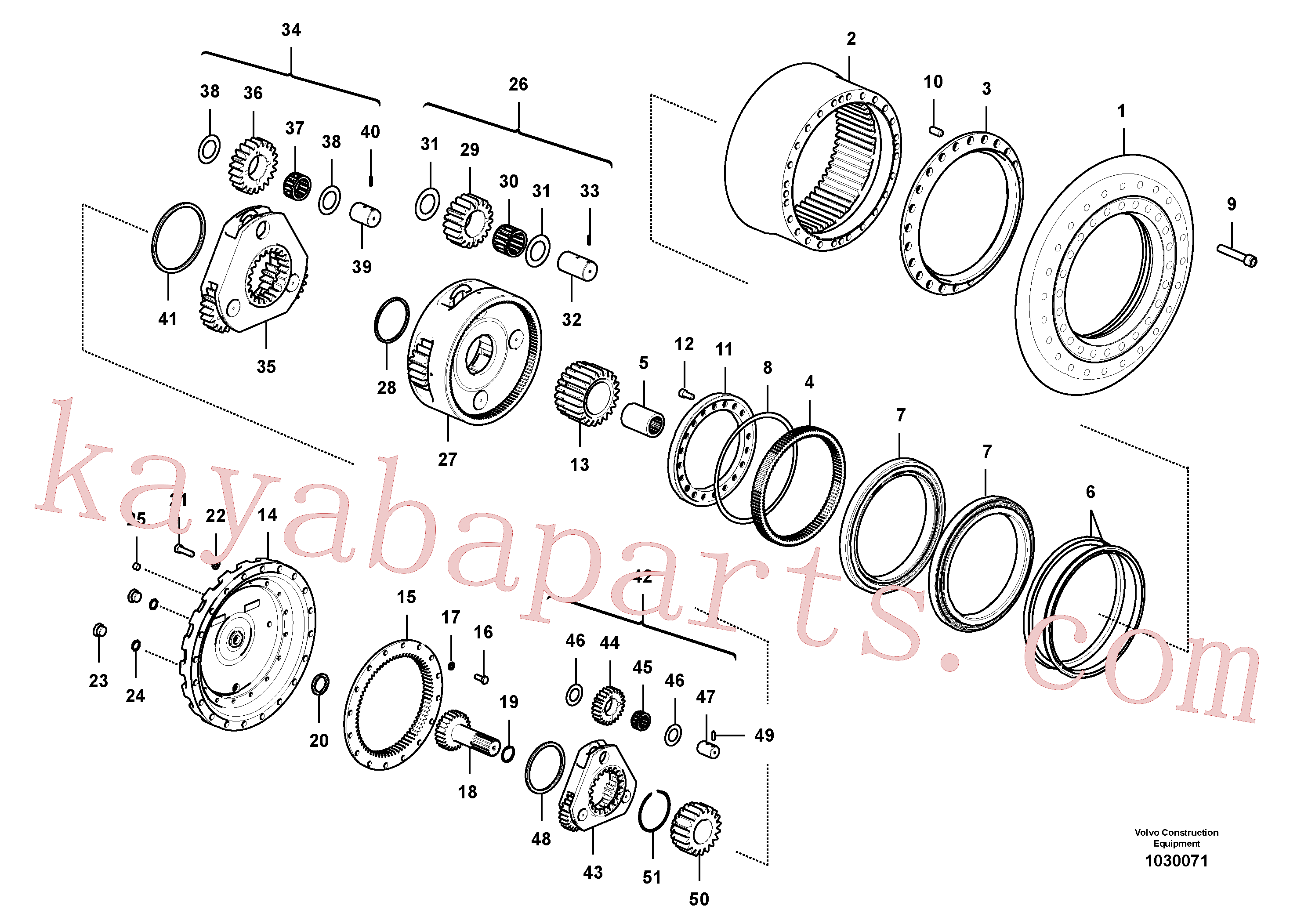 Volvo excavator part VOE14608108 Flexible coupling for sale