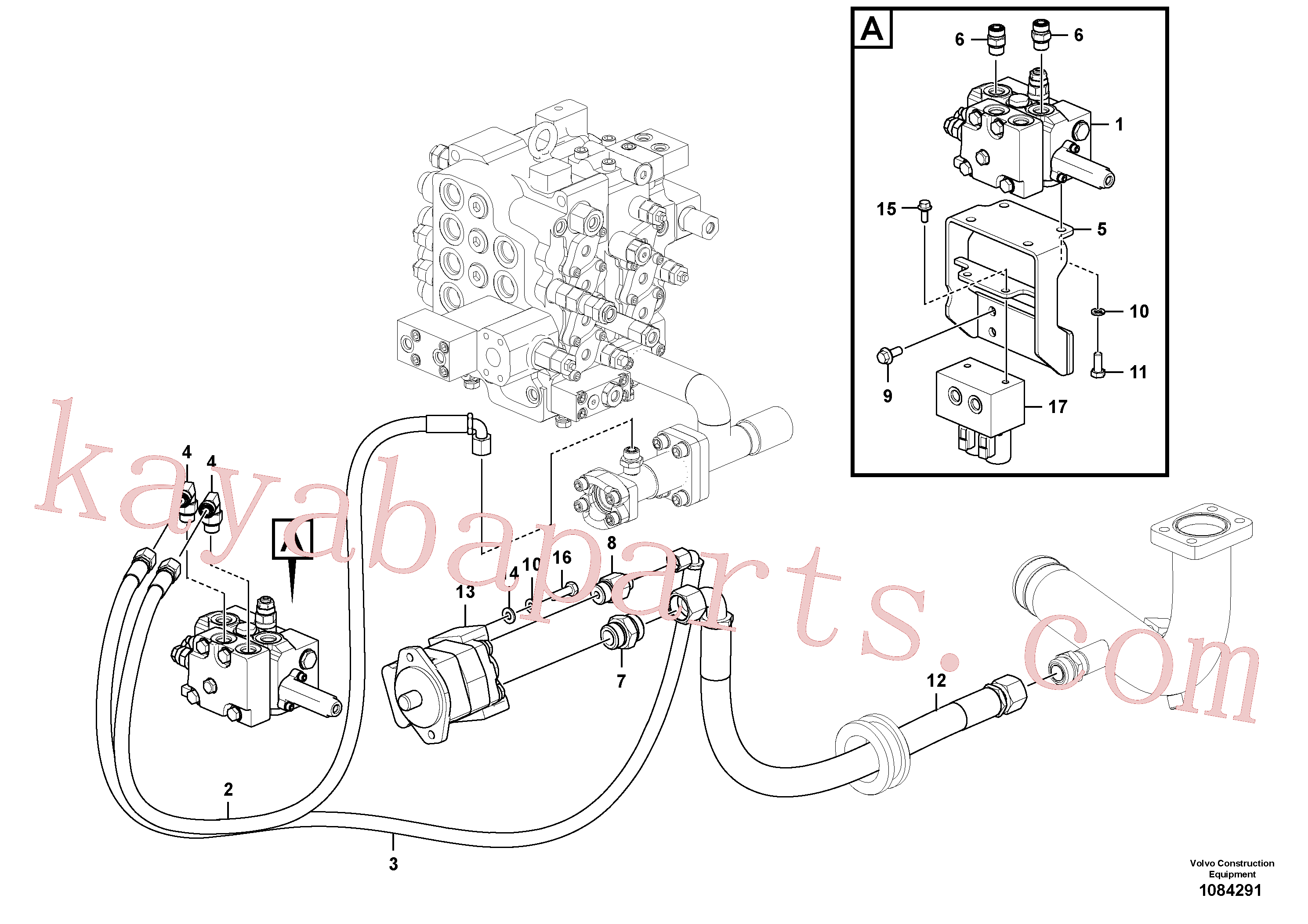 Volvo Assembly VOE993040 Hexagon screw for sale