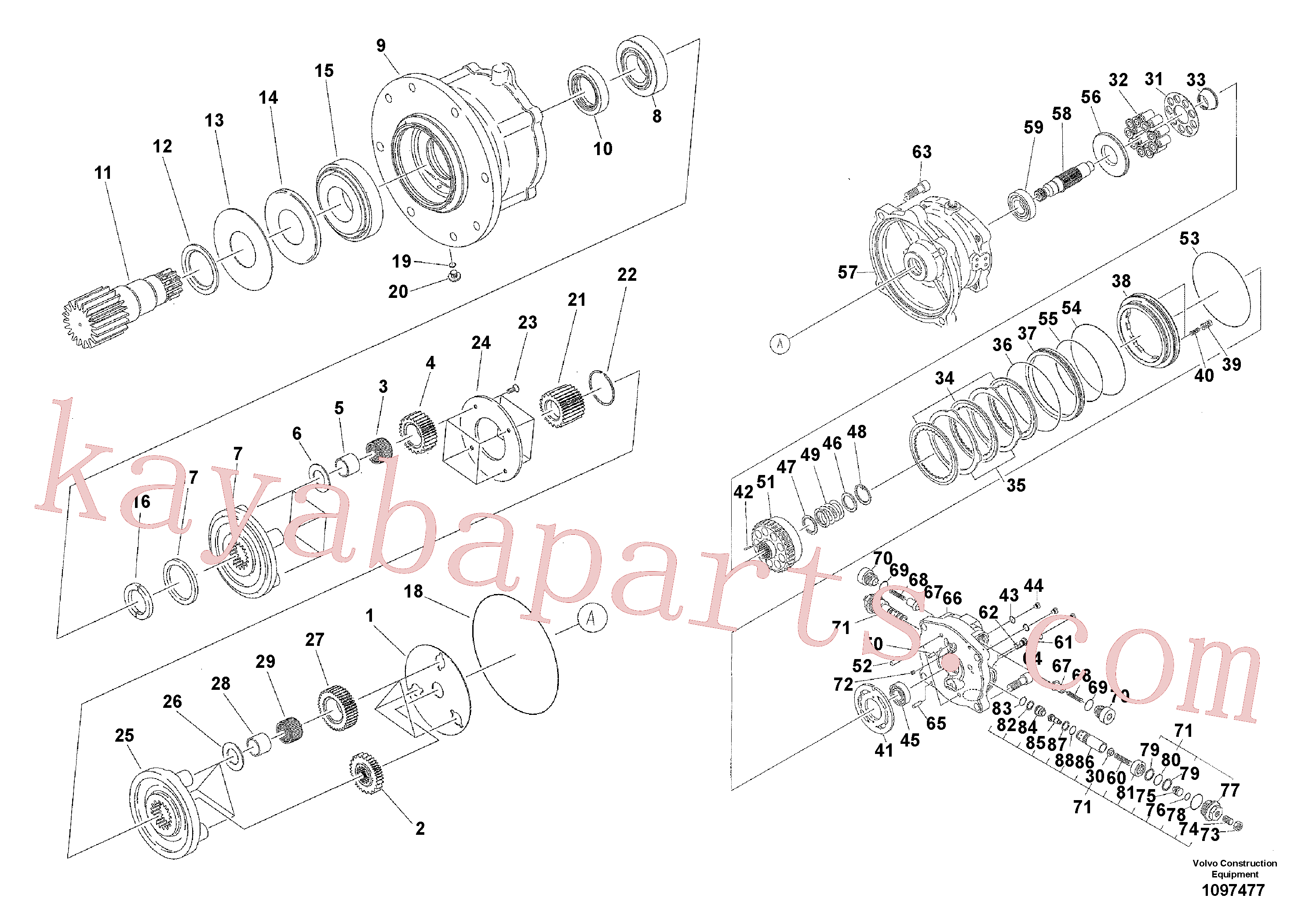 China Made VOE14740552 Plate parts for Volvo Excavator