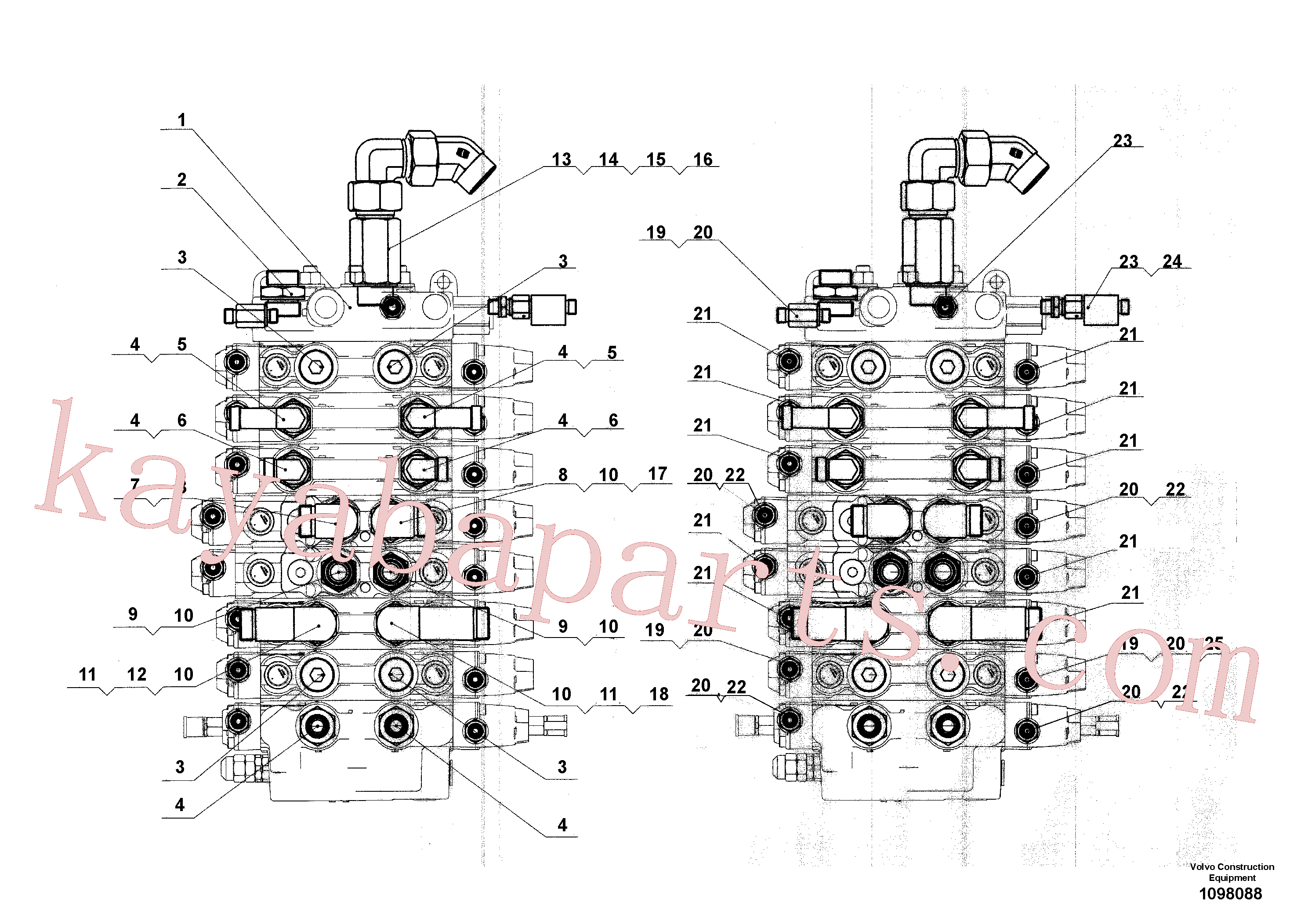 China Made VOE14734555 Nipple parts for Volvo Excavator