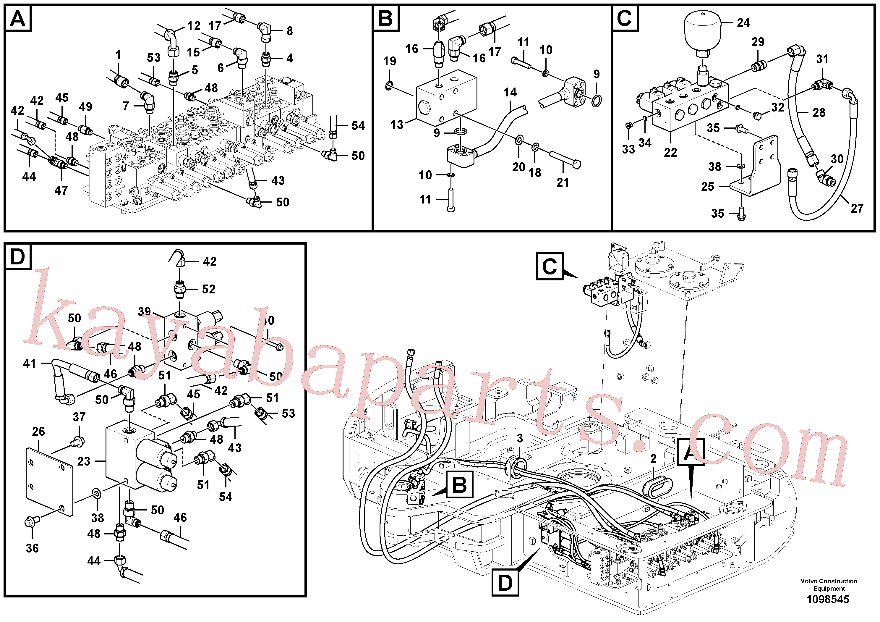 Volvo VOE14726344 Valve aftermarket part for sale