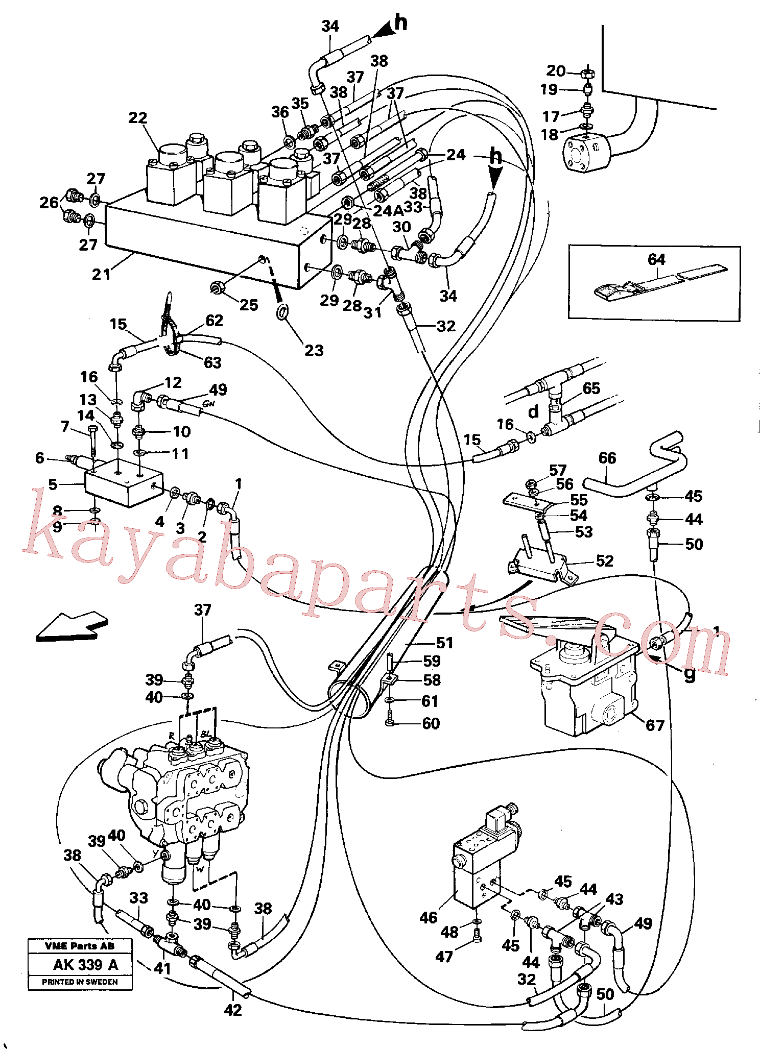 VOE11991661 for Volvo Servo hydraulics.(AK339A assembly)