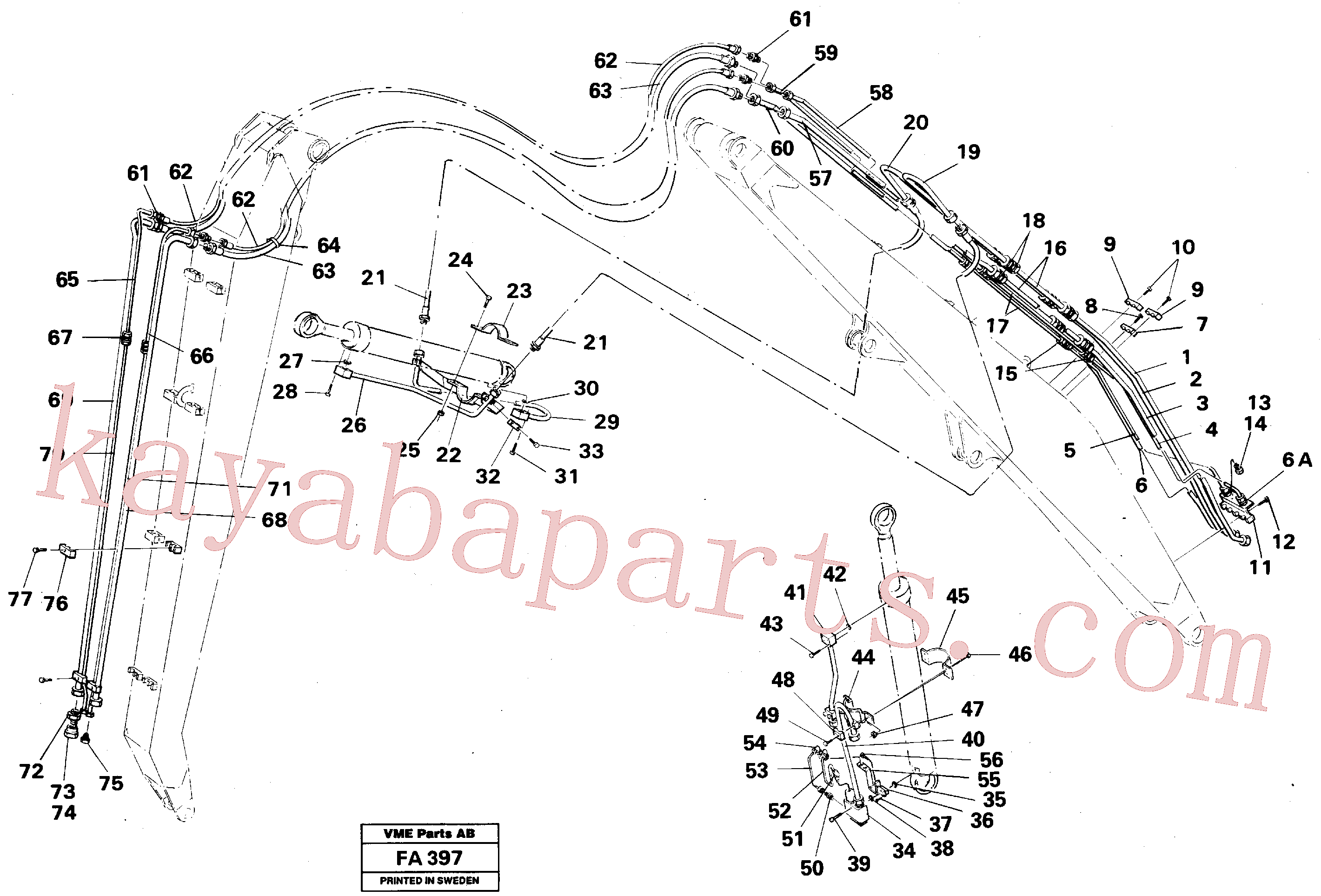 VOE14237994 for Volvo Hydraulic system for materials handling equipm(FA397 assembly)