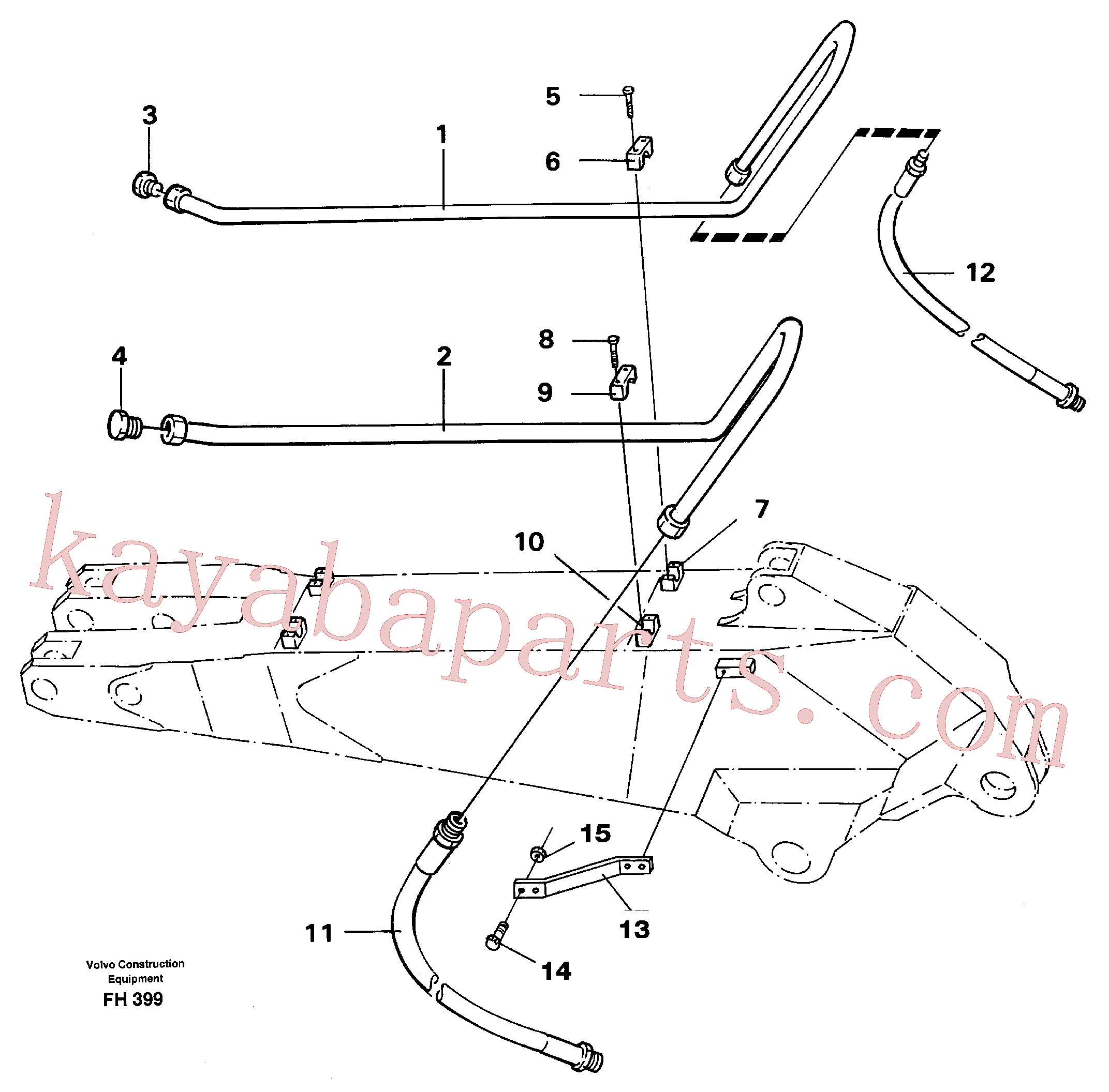 VOE14254499 for Volvo Hydr. Hammer equipment, Dipper(FH399 assembly)