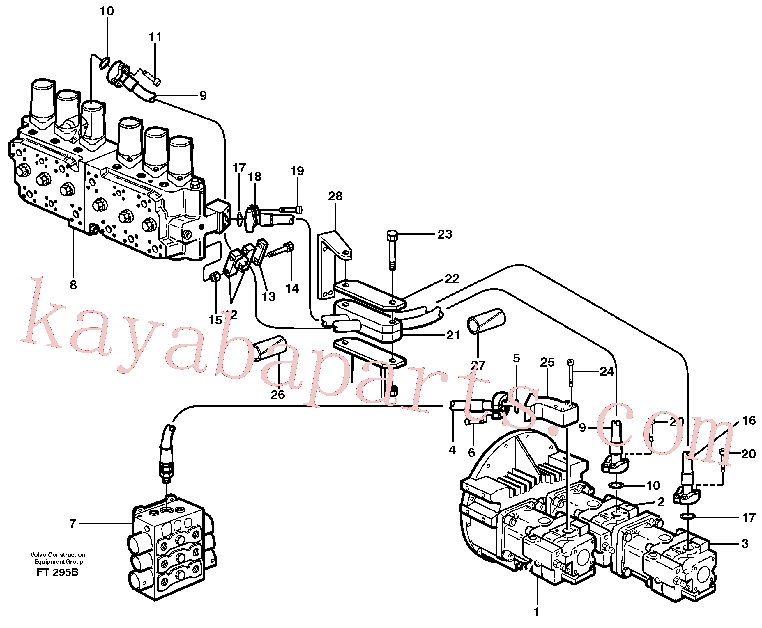 VOE14268024 for Volvo Hydraulic system, hydraulic pump(FT295B assembly)