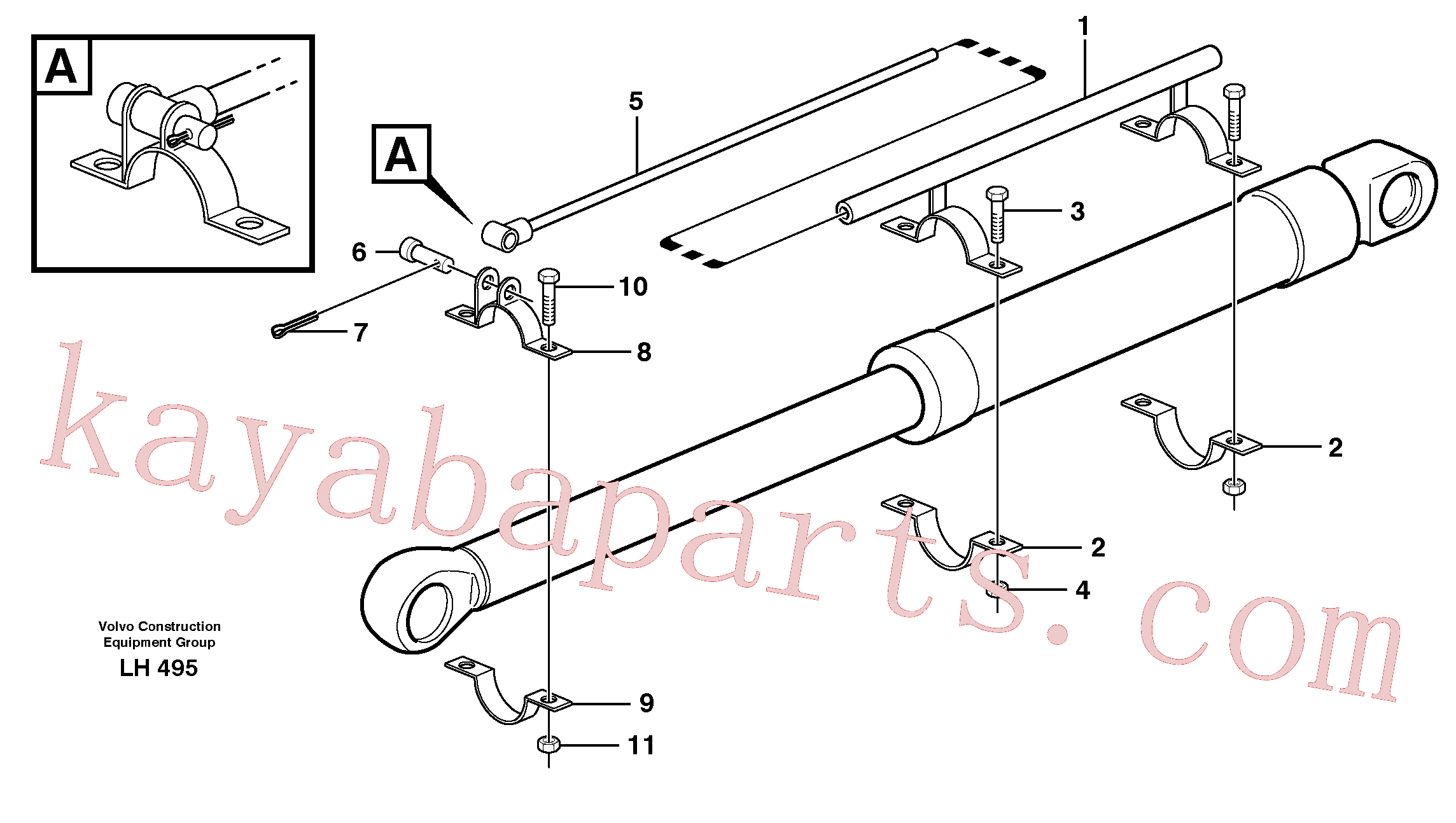 VOE14262854 for Volvo Spark shield(LH495 assembly)